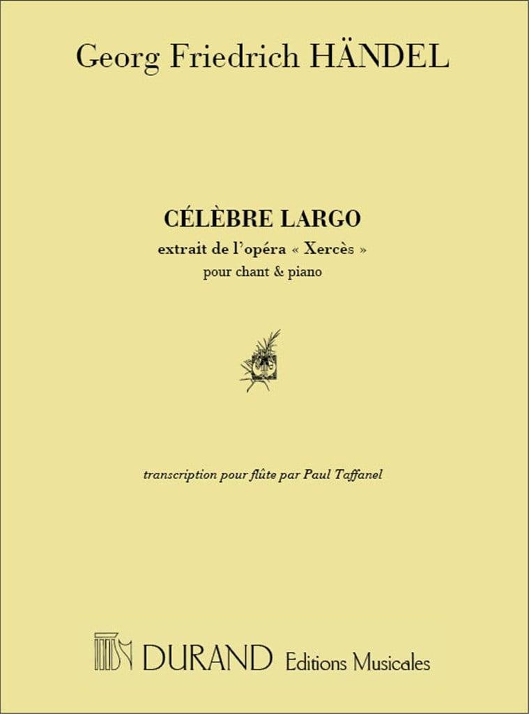 Largo Air Extrait De L'Opera Xerxes